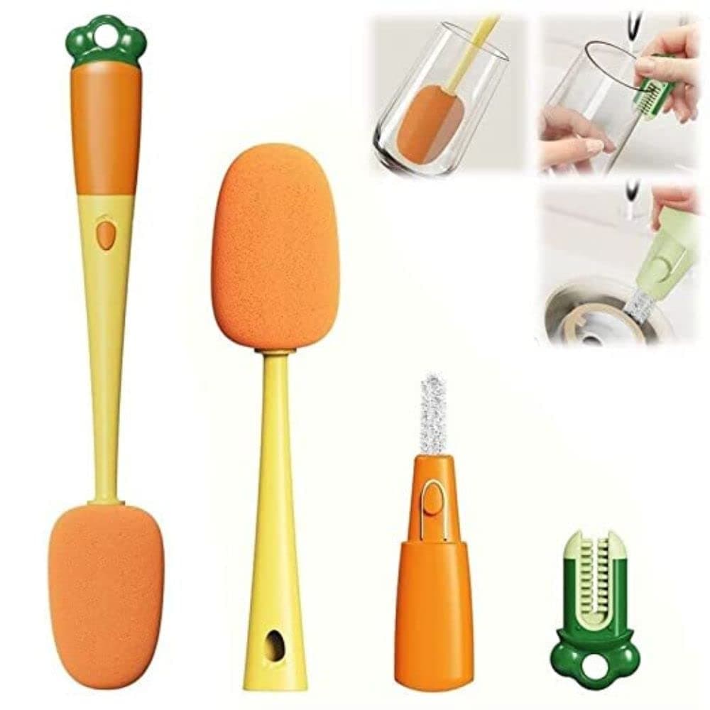 4-in-1 Baby Sipper Bottle Cleaning Brush Set view 2