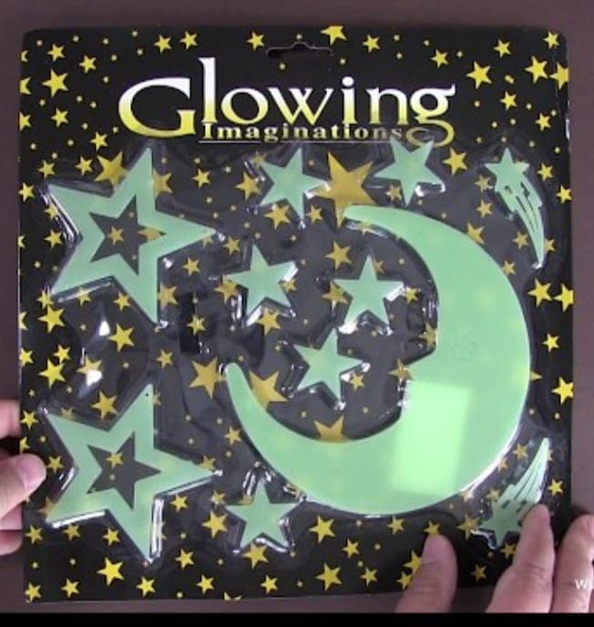 Glow in the Dark Stars & Moon Ceiling Stickers