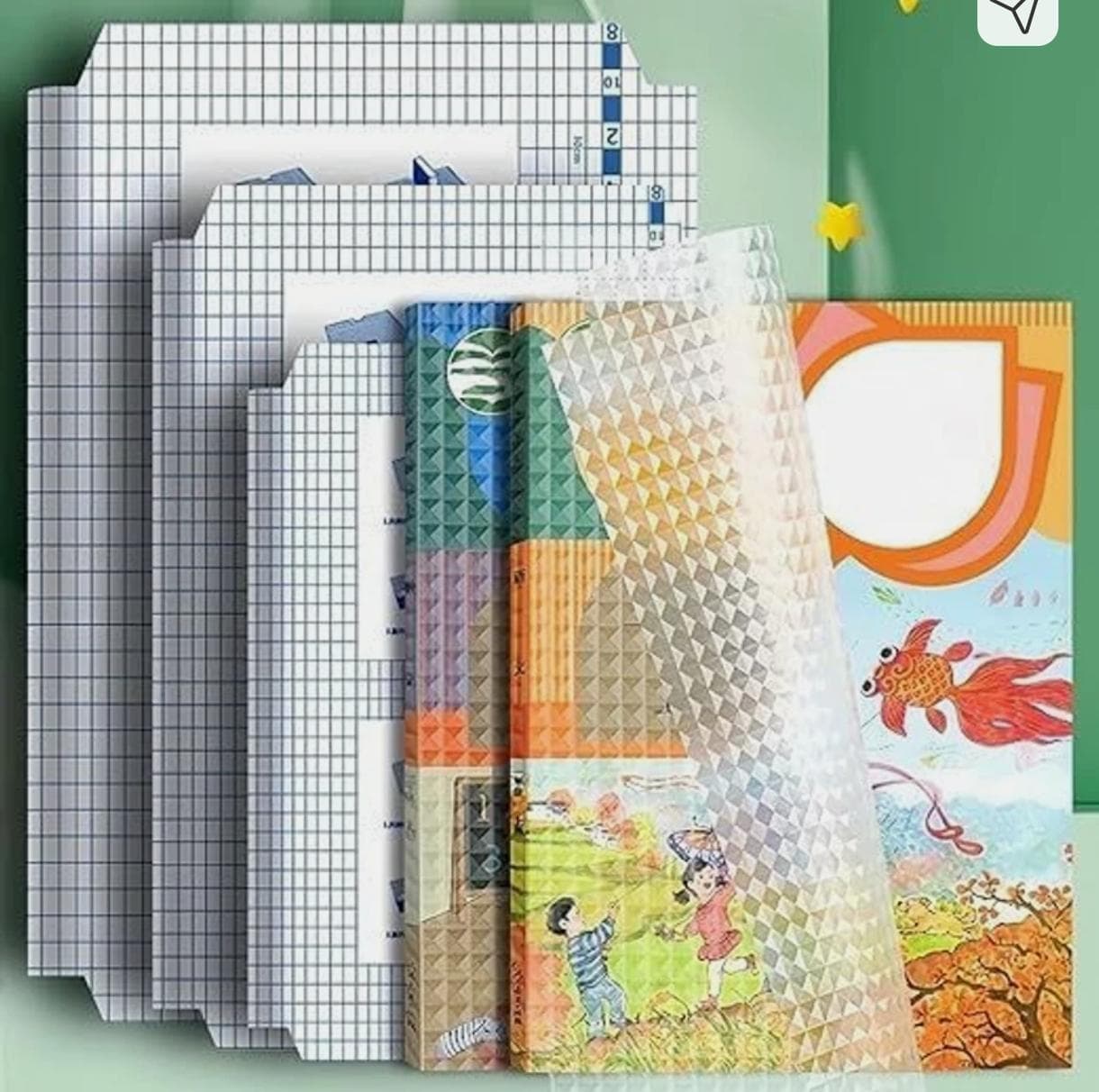 Self-Adhesive Transparent Book Cover (Pack of 10)